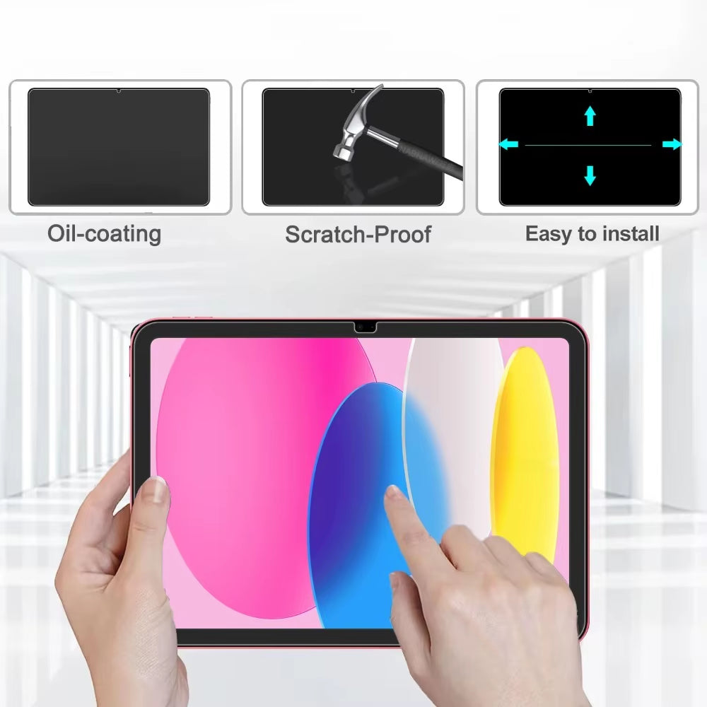 2-3 Pcs Screen Protector Tempered Glass for Ipad A16 11Th Generation 2025 11'' Ipad 10Th Gen 10.9'' HD Clear anti Scratch Film