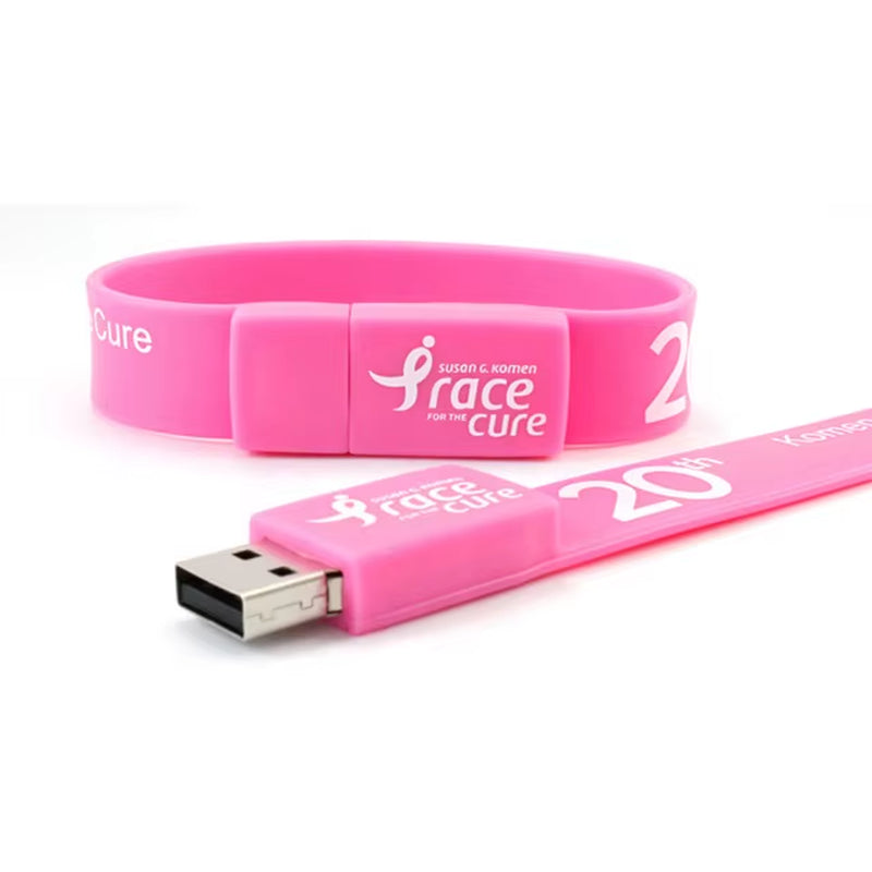 Promotion Custom Logo Cle Usb Bracelet Silicone Pendrive Wristband Flash Drive Bracelet Usb Drive 16 Gb Usb Bracelet