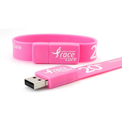 Promotion Custom Logo Cle Usb Bracelet Silicone Pendrive Wristband Flash Drive Bracelet Usb Drive 16 Gb Usb Bracelet