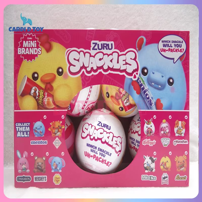 Zuru Snackles Serie 2 Anime Figures Mini Brand Figurine Kawaii Figure Miniverse Pvc Room Decora Children'S Customized Surprises