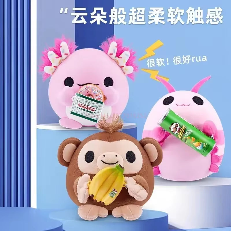Zuru Snackles Serie 2 Anime Figures Mini Brand Figurine Kawaii Figure Miniverse Pvc Room Decora Children'S Customized Surprises