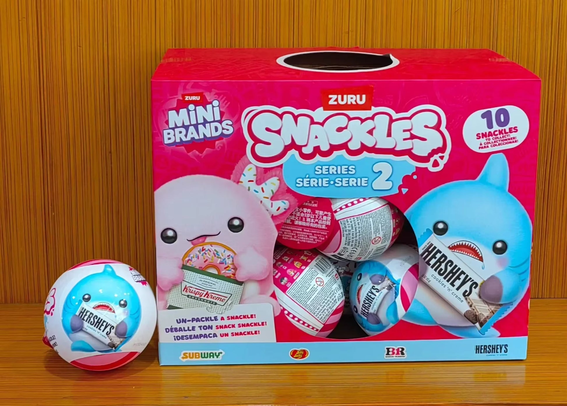 Zuru Snackles Serie 2 Anime Figures Mini Brand Figurine Kawaii Figure Miniverse Pvc Room Decora Children'S Customized Surprises