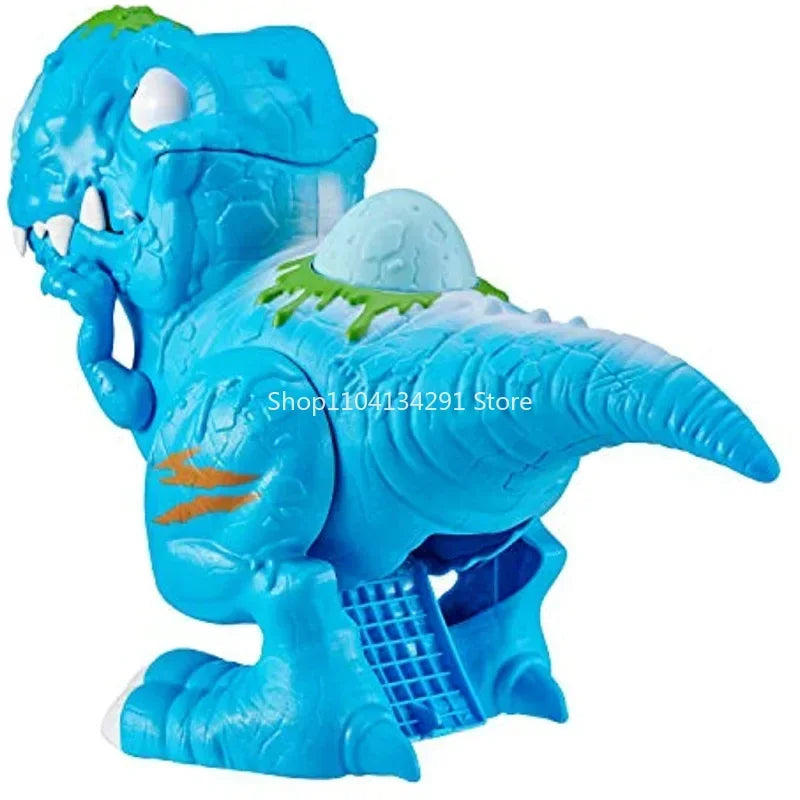ZURU Smashers Dinosaurs Ice Age Ice Rex Playset Series 3 Tyrannosaurus Rex Playset Collectible Toys Boys Gift Sets for Kids