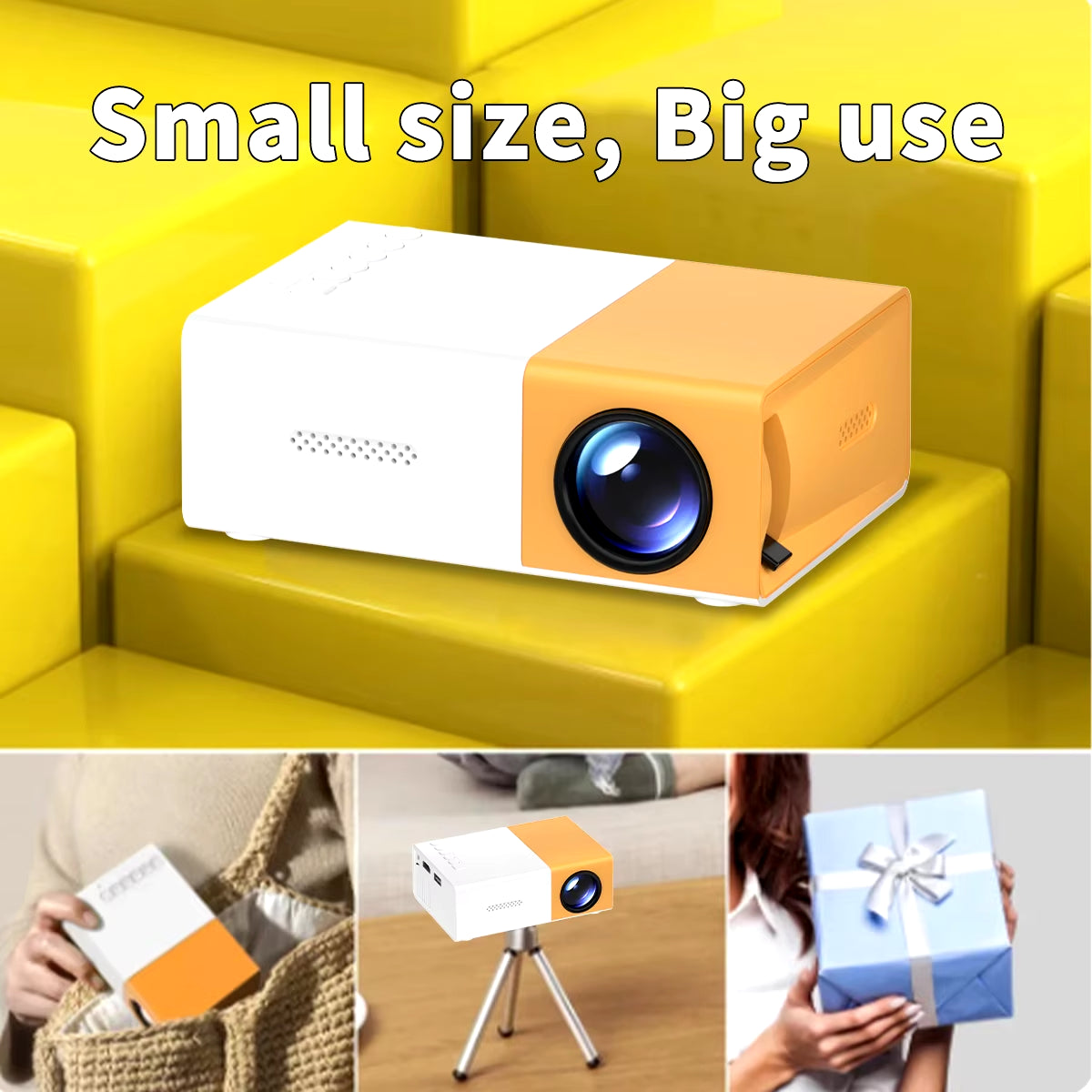 Smart Mini Mobile Phone Full Hd Projector Portable Home Theater Outdoor Camping Projectors Ultra Short Throw Video Proyector