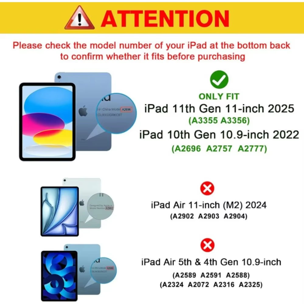 2-3 Pcs Screen Protector Tempered Glass for Ipad A16 11Th Generation 2025 11'' Ipad 10Th Gen 10.9'' HD Clear anti Scratch Film